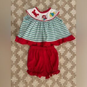 Little mermaid bloomer set